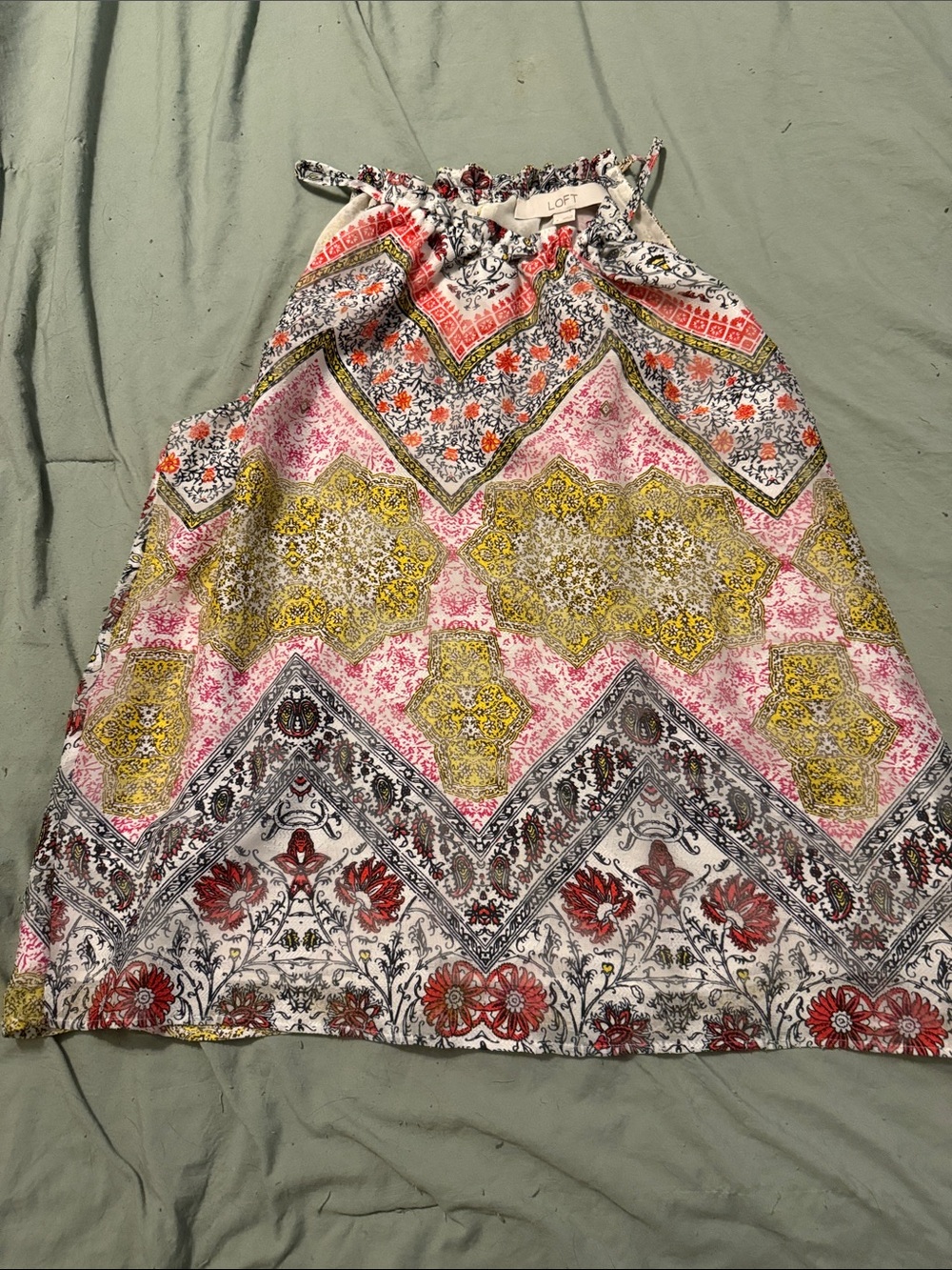LOFT Multicolor Printed Halter Camisole